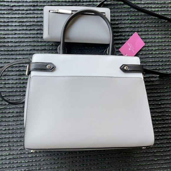 Kate Spade Staci Colorblock Medium Satchel & Staci Colorblock Large Slim Bifold - Picture 6 of 16